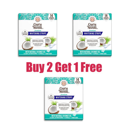 Whitening Strips, 7-Day Treatment (7 Packets - 2 Strips per Pack)- Enamel-Safe Strips for Sensitive Teeth - Non-Slip, Dry Strip