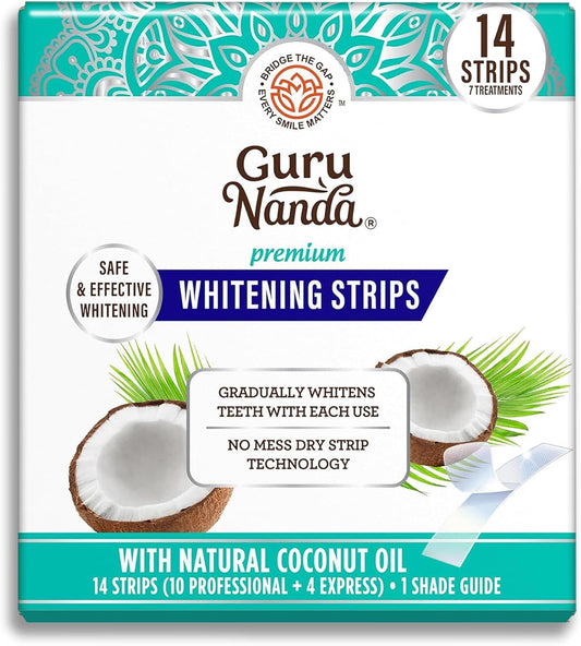 Teeth Whitening Strips - 7-Day Treatment with Non-Slip, Dry Strip Technology - Whitening Designed with Care for a Brighter Smile