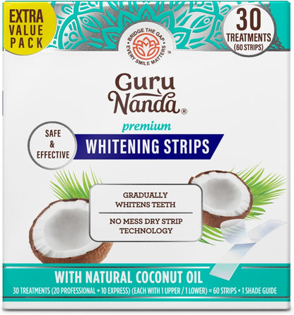 Teeth Whitening Strips - 7-Day Treatment with Non-Slip, Dry Strip Technology - Whitening Designed with Care for a Brighter Smile